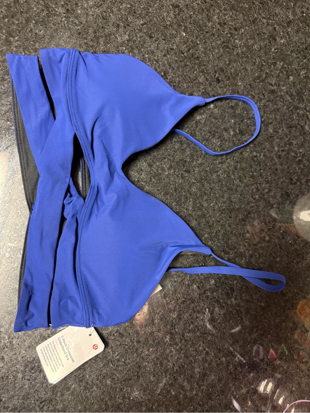 Lululemon Women’s Blue sports bra - Soft Support Bralette